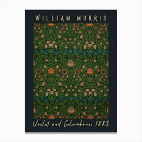 William Morris'S Violet And Columbia, 1885 Canvas Print