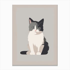 Cat Print Canvas Print