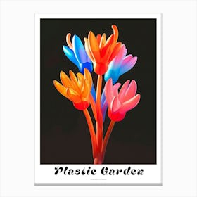 Bright Inflatable Flowers Poster Peacock Flower 1 Canvas Print
