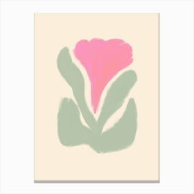 Pink Flower 1 Canvas Print