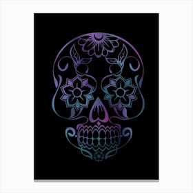 Day Of The Dead Sugar Skull Canvas Print