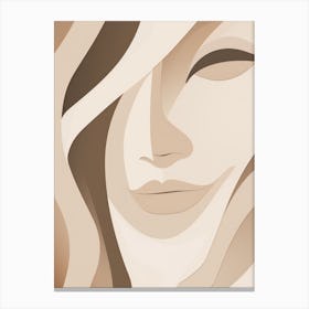 Portrait Of A Woman 21 Canvas Print