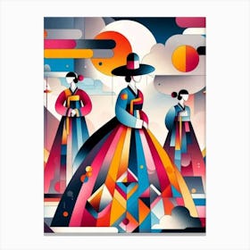 Korean Women 1 Canvas Print