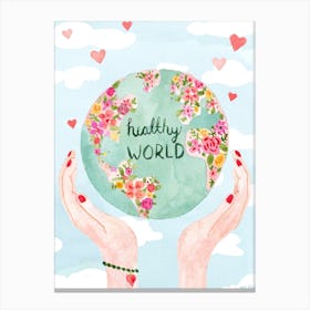 Healthy World Canvas Print