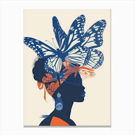 Butterfly Woman 3 Canvas Print