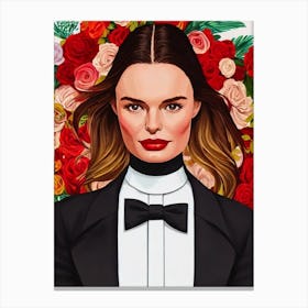 Kate Bosworth Illustration Movies Canvas Print