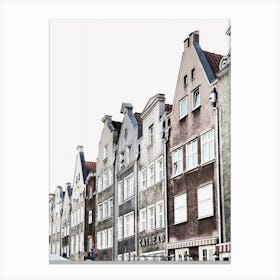 Street Scene In Copenhagen Canvas Print