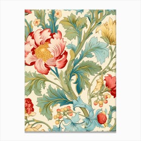 Floral Wallpaper 139 Canvas Print