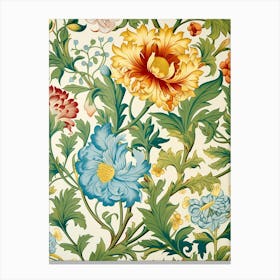 Floral Wallpaper 167 Canvas Print