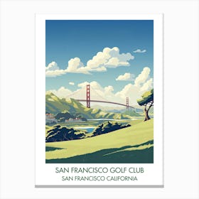 San Francisco Golf Club   San Francisco California 1 Canvas Print