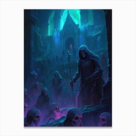 Skeletons 1 Canvas Print