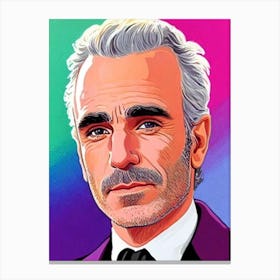 Daniel Day Lewis 2 Pop Movies Art Movies Canvas Print