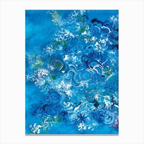 A Bunch of Blues painted by Paoling Rees Canvas Print