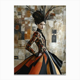 Neo-Deco Fantasy Elegance # 4 Canvas Print