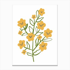 Yellow Flowers 8 Canvas Print