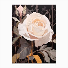 Flower Illustration Rose 3 Canvas Print