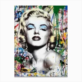 Pop Art Marilyn Monroe 1 Canvas Print