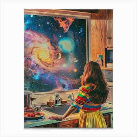 Galaxy Kitchen Canvas Print