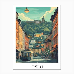 Oslo City Canvas Print