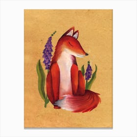 Red Fox Spirit Animal Canvas Print