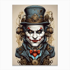 Joker Steampunk 1 Canvas Print