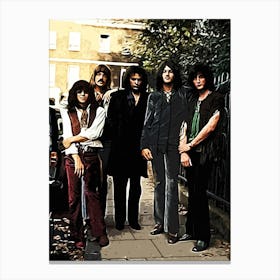 deep purple hard rock band music 14 Canvas Print