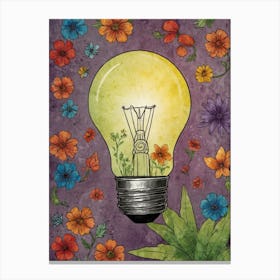 Light Bulb Canvas Print