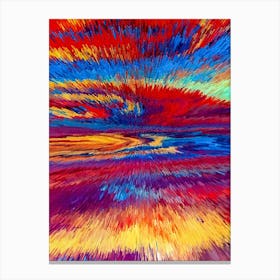 Acrylic Extruded Painting 604 Canvas Print