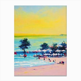 Oludeniz Beach, Turkey Bright Abstract Canvas Print