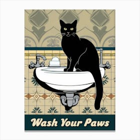 Wash Your Paws 17 Canvas Print