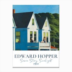 Edward Hopper Seven Story Sunset Canvas Print