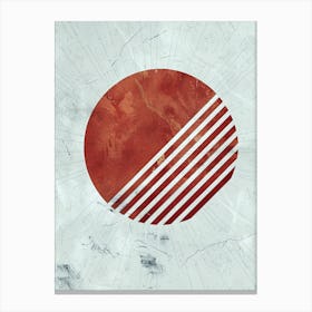 Sun 67575443322, Minimalist, Bauhaus Canvas Print