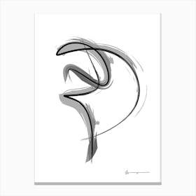 Spiral Strokes 1 Canvas Print
