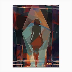 Stylish, woman, "Setting Yourself Free" Canvas Print