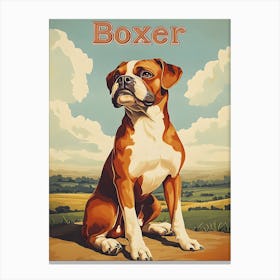 Boxer Canvas Print