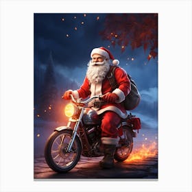 Old Santa Claus Canvas Print