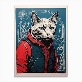 'The Cat' Canvas Print