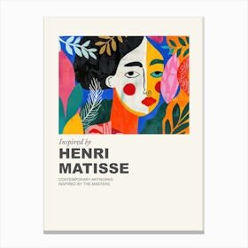 Museum Poster Inspired By Henri Matisse 16 Canvas Print
