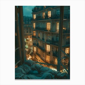 Paris At Night Canvas Print