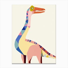 Nursery Dinosaur Art Coelophysis 1 Canvas Print