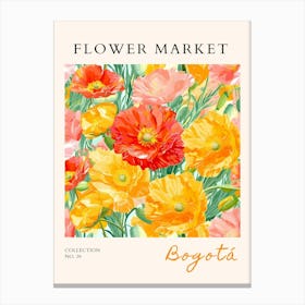 Flower Market 83 Canvas Print