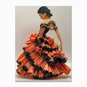 Flamenco Dancer 1 Canvas Print