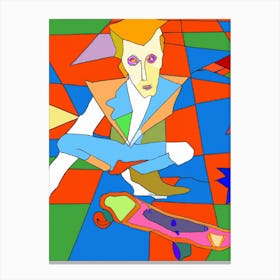 Bowie Dancefloor Canvas Print