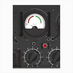 Meter Gauges Canvas Print