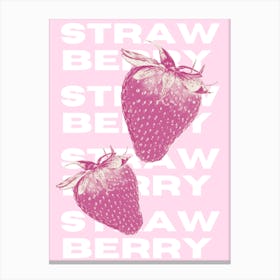 Strawberries Canvas Print