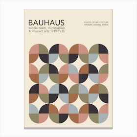 Mid Century Bauhaus Canvas Print