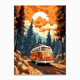 Vw Camper Van 1 Canvas Print