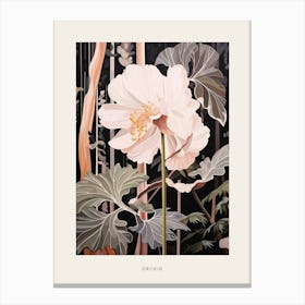 Flower Illustration Orchid 3 Poster Canvas Print