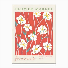 Flower Market Canvas Print