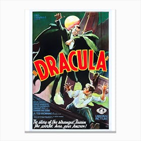 Dracula Movie Poster Canvas Print
